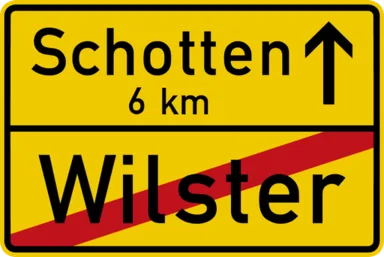 Town exit